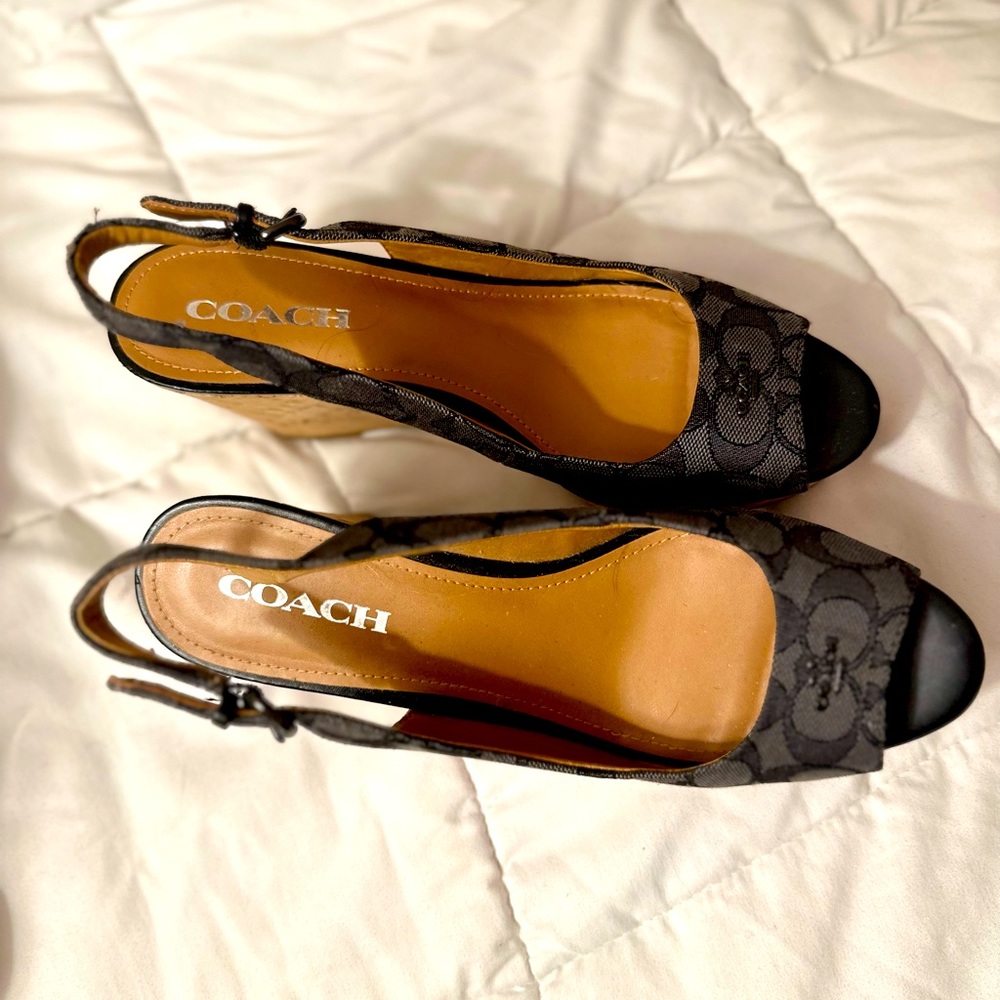 Woman’s Coach Wedges, size 9